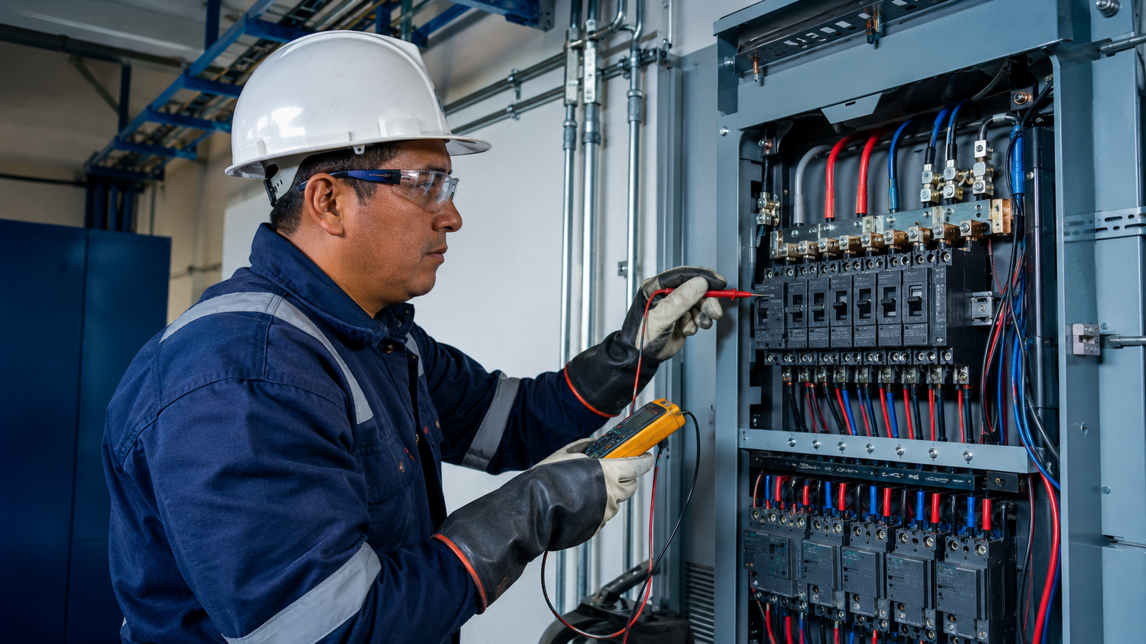 Detalle de trabajo en sistemas eléctricos